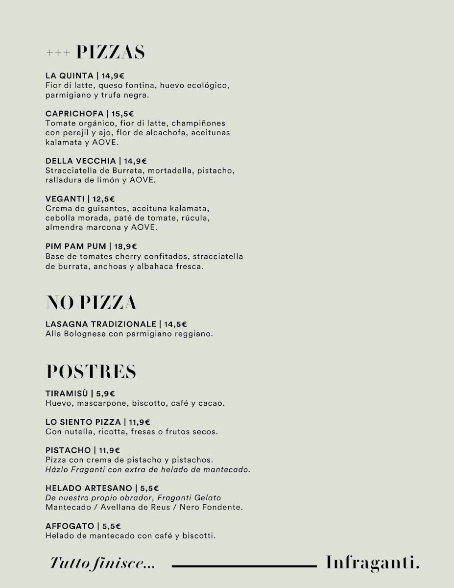 Menu Infraganti Pizza Bar-3