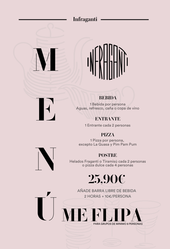 Menu Infraganti Pizza Bar-4